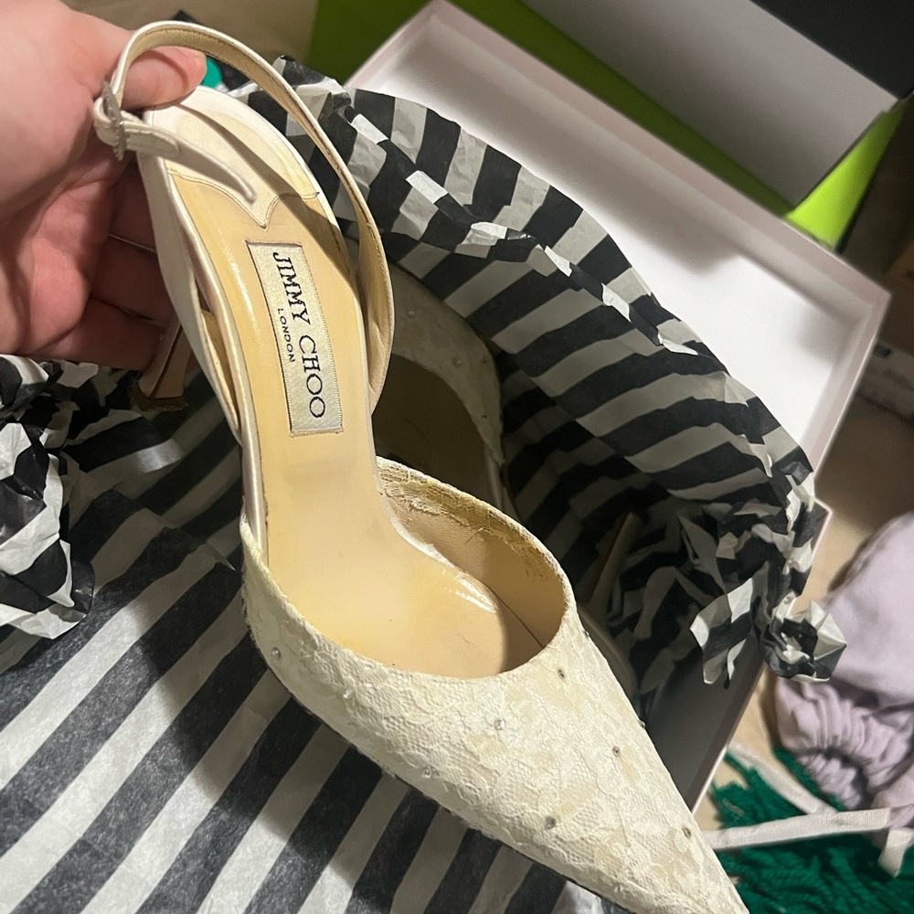 Jimmy Choo Cream Women's Shoes